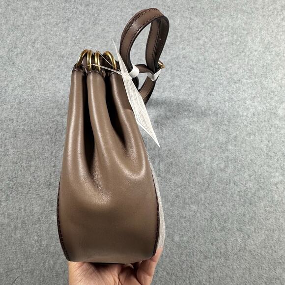 Michael Kors Quincy Boho Medium Leather Saddlebag - Picture 9 of 10